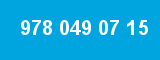 978 049 07 15